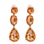 Fashion Teardrop Colorful Gemstone Earrings