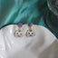 1 Pair Geometric Alloy Ear Studs with Festive S925 Silver Needle Earrings Collection