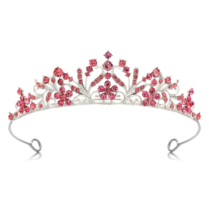 Women's Elegant Rhinestone Bridal Headpiece and Performance Tiara