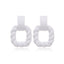 1 Pair Acrylic Candy Color Geometric Stud Earrings for Women