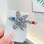 Classic Rhinestone Starfish Flower Hair Clip - Luxury Duckbill Hair Accessory