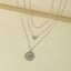 Artificial Pearl Simple Butterfly Pendant Multilayer Necklace