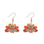 1 Pair Sweet Flower Polymer Clay Autumn Drop Earrings