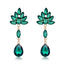 Elegant Rhinestone Water Drop Bridal Earrings with Vintage Alloy Gemstone Tassels