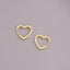 Geometric 18K Gold Gothic Stud Earrings for Nightclub