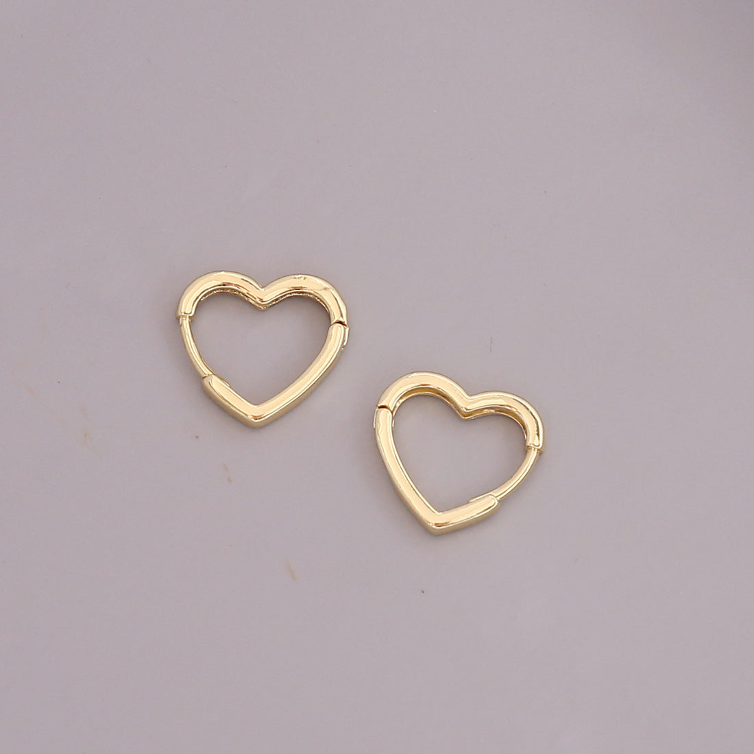 Geometric 18K Gold Gothic Stud Earrings for Nightclub