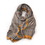 Women's Retro Plaid Tassel Scarf Shawl - Thickened Winter Wrap