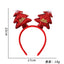 Christmas Reindeer Antler Headband Geometric Party Decorations