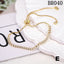 Micro-inlaid Color Zircon Basic Chain Fashion Simple Adjustable Pull Bracelet