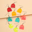 Fluorescent Cartoon Little Devil Earrings 5 Pairs