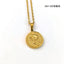 December Flower Pendant Necklace - 18K Gold Plated Stainless Steel Jewelry