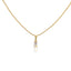 Stainless Steel Necklace Color Rectangle Zircon Snake Bone Stack Necklace