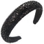 Women's Luxury Handmade Beaded Crystal Sequin Wide-Brimmed Headband Hair Accessories