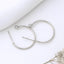 10 PCS Copper Solid Color Hoop Earring Findings with 18k Gold Plated 925 Silver Needle