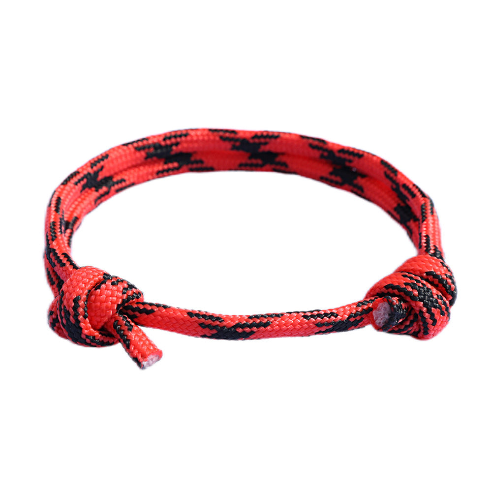 Basic Solid Color Nautical Nylon Adjustable Friendship Bracelets