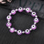 Fashion Devil's Eye Resin Beaded Bracelet - Retro Translucent Blue Eye Design