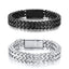 Fashion Stainless Steel Magnetic Double Layer Bracelet and Ring Set