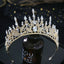 Elegant Baroque Rhinestone Crystal Bridal Crown Headwear