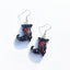 Halloween Bat & Pumpkin Resin Epoxy Earrings for Women