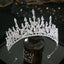 Elegant Baroque Rhinestone Crystal Bridal Crown Headwear