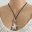 Retro Bohemian Starfish Alloy Pendant Necklace