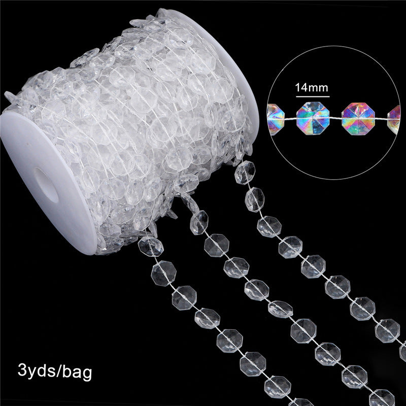 Acrylic Beaded Curtain String for DIY Jewelry and Wedding Decor