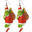 Cartoon Character Grinch Christmas Acrylic Drop Earrings