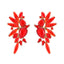 Retro Luxurious Rhinestone Wing Stud Earrings