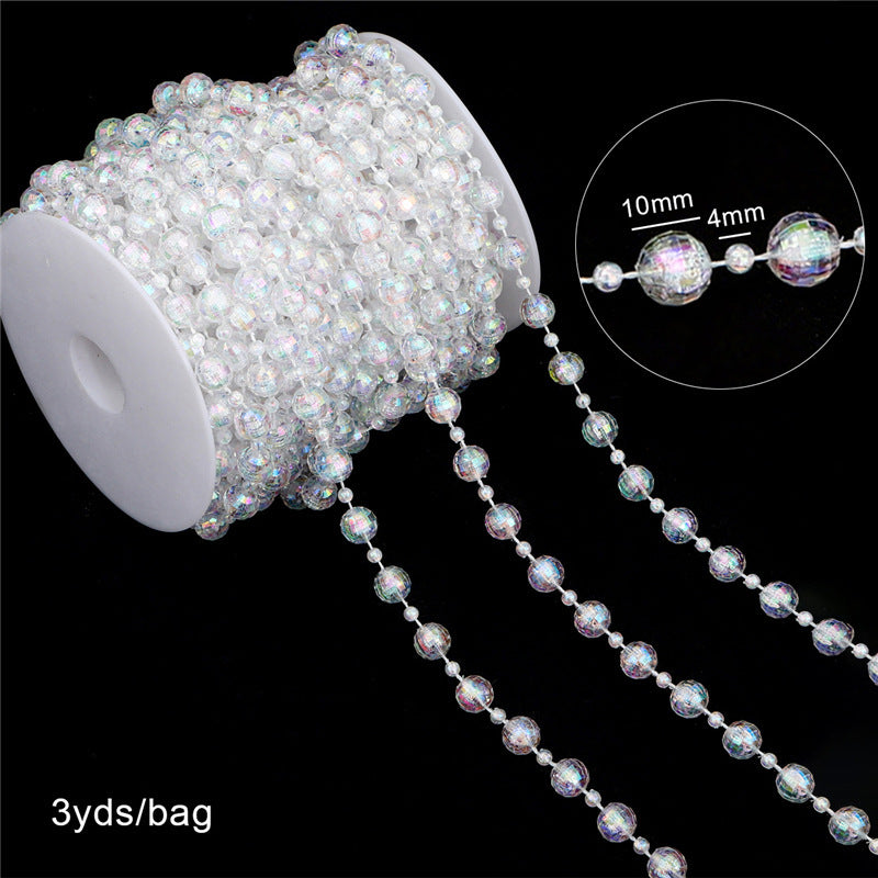 Acrylic Beaded Curtain String for DIY Jewelry and Wedding Decor