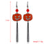 Halloween Skull Spider Pumpkin Alloy Earrings Set