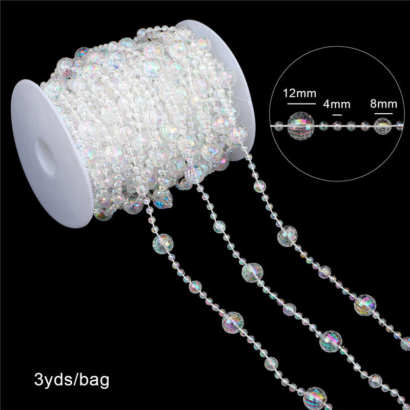 Acrylic Beaded Curtain String for DIY Jewelry and Wedding Decor