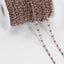 Elegant Geometric Copper Plated Jewelry with Crystal Bead Tassel Chain for DIY Accessories