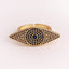 Retro Devil's Eye Copper Zircon Adjustable Ring