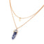 Fashion Double Moon Moon Crescent Bullet Spirit Pendulum Necklace NHPJ147999