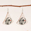 Pair of Casual Sports Letter Print Wood Drop Earrings - Basketball & Football Design