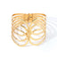 Hip-Hop Punk Geometric Alloy Plated Women's Bangle Bracelet