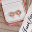 1 Pair Elegant Flower Inlay Copper Zircon Stud Earrings