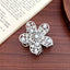 Women's Floral Rhinestone Pearl Hair Claw Clip