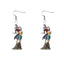 Cartoon Character Grinch Christmas Acrylic Drop Earrings