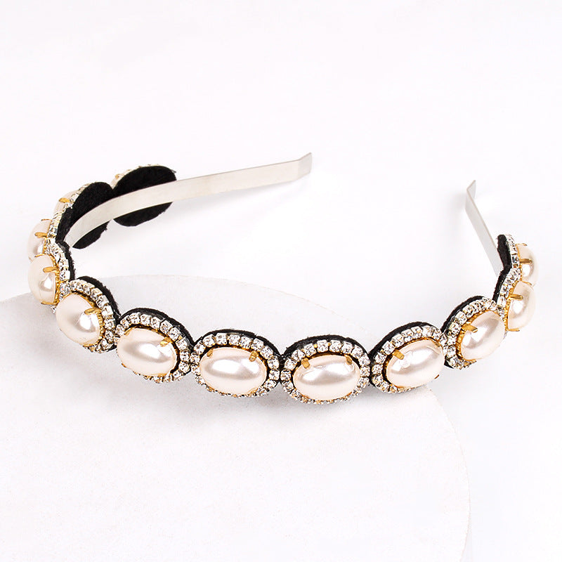 Retro Crystal Rhinestone Hairband