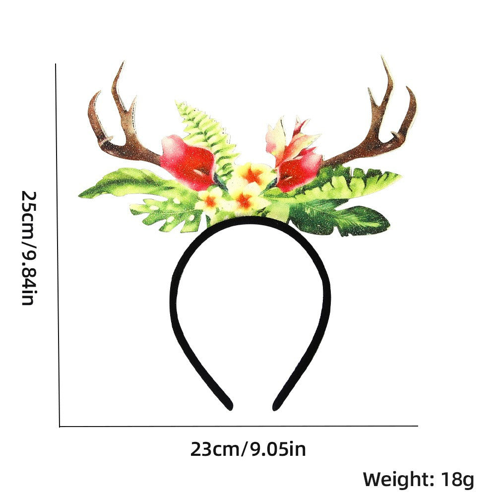 Flamingo Antler Tropical Party Headband Costume Accessory