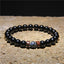 Geometric Natural Stone Beaded Bracelet for Men