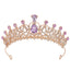 Women's Elegant Rhinestone Bridal Headpiece and Performance Tiara