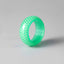 Hip-hop Retro Glow-in-the-Dark Honeycomb Resin Unisex Rings