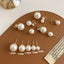 Retro French Style Imitation Pearl Ear Clips for Women