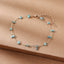 Fashion Geometric Natural Stone Chain Anklet