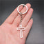 Simple Classic Cross Alloy Keychain Pendant