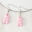 Pastel Bear Earrings for Girls - Cute and Soft Studs