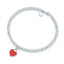 Heart Shape Enamel Pendant Necklace 925 Sterling Silver