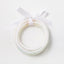 Casual Solid Color Bow Knot Gold Foil Women's Silicone Wristband Bracelet